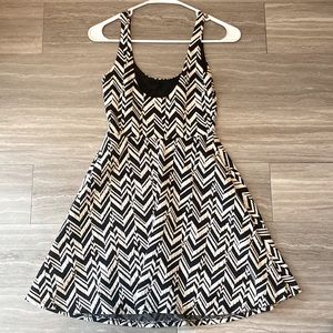 Dee Elle Nordstrom Brand Black/White Mini Dress
